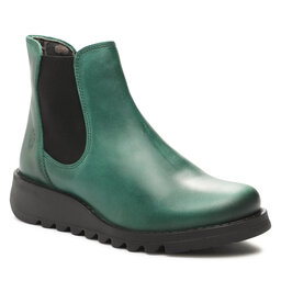 Fly London Klassische Stiefeletten Fly London Salvfly P143195062 Shamrock Green (Black Elastic) 062