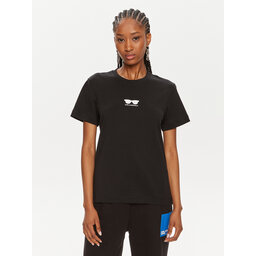 KARL LAGERFELD KARL LAGERFELD Póló 245W1717 Fekete Regular Fit