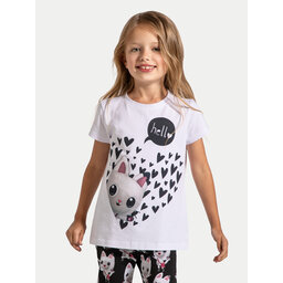 Coccodrillo Coccodrillo Camiseta ZC4143201LGD Blanco Regular Fit