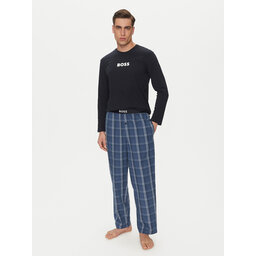 BOSS BOSS Pidžama Easy Long Set 50535882 Tamnoplava Regular Fit