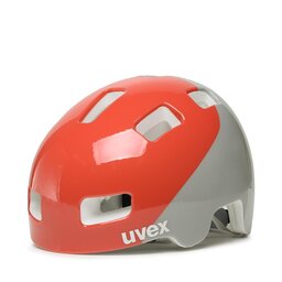 

Велосипедний шолом Uvex Hlmt 4 4109801115 Grapefruit/Grey Wave, Сірий