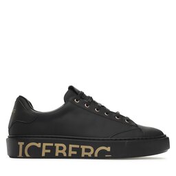 

Снікерcи Iceberg Bozema IU1635 Nero Logo Oro, Чорний