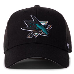 

Бейсболка 47 Brand Nhl San Jose Sharks '47 Mvp H-MVP22WBV-BK Black, Чорний