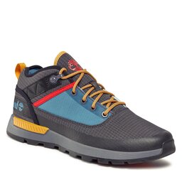 Timberland Trekkingschuhe Timberland Field Trekker Mid Fabric TB0A61CVW081 Dk Grey Mesh w Blue