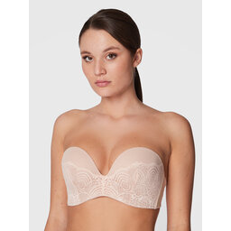 Wonderbra Wonderbra Bardotė liemenėlė WB000BHO Smėlio
