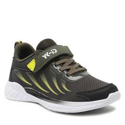 YK-ID by Lurchi Sneakers YK-ID by Lurchi Lizor 33-26631-31 S Black Olive Neon Yellow
