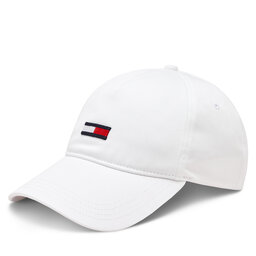 Tommy Jeans Cappellino Tommy Jeans Elongated AW0AW15842 White YBR