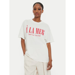ViCOLO ViCOLO T-Shirt RB0083 Écru Regular Fit