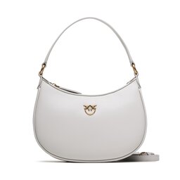 Pinko Handtasche Pinko Half Moon Mini AI 23-24 PLTT 101523 A0F1 Grey I30Q