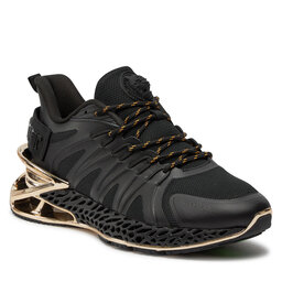

Снікерcи Plein Sport Chrome Tiger Gen.X.-02 FACS USC0398 STE003N Black / Gold 0216, Чорний