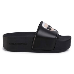 

Шльопанці KARL LAGERFELD KL80805 Black Rubber, Чорний