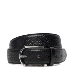 Tommy Hilfiger Cintura da uomo Tommy Hilfiger Business Lux 3.5 AM0AM13761 Nero