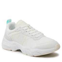 Calvin Klein Jeans Sneakers Calvin Klein Jeans Retro Tennis Over Mesh Wn YW0YW00946 White/Creamy White 0K6