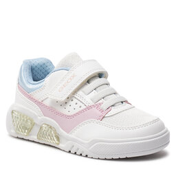 Geox Sneakers Geox J Illuminus Girl J45HPA 0BUAS C0406 S White/Pink
