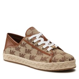 MICHAEL Michael Kors Εσπαντρίγιες MICHAEL Michael Kors Libby Slide 43S3LBFS1Y Beige/Ebony