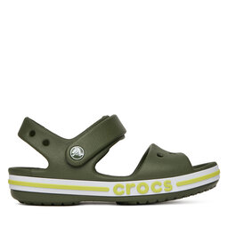 Crocs Sandały Crocs BAYABAND SANDAL K 211054-309 Zielony
