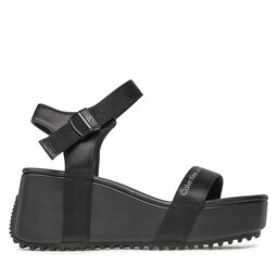 

Босоніжки Calvin Klein Jeans Wedge Block Sandal Satin/Hw YW0YW00980 Black/Overcast Grey 0GL, Чорний