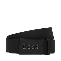 BOSS Чоловічий ремінь BOSS 50471333 Чорний