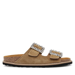 Pollini Klapki Pollini SA28373G0MTF0209 Khaki