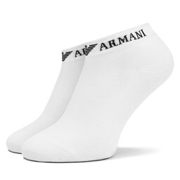 

Набір 3 пар низьких чоловічих шкарпеток Emporio Armani 300048 4R254 16510 Bianco/Bianco/Bianco, Білий