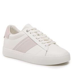 Calvin Klein Сникърси Calvin Klein Clean Cupsole Lace Up HW0HW01415 Marshmallow/Crystal Gray