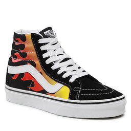 Vans Сникърси Vans Sk8-Hi Reissue VN0A2XSBPHN1 (Flame) Black/Black/Tr Wht