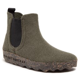 Asportuguesas Členková obuv s elastickým prvkom Asportuguesas Caia P018090001 Military Green