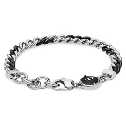 Diesel Bracciale Diesel D Logo Chain DX1498931 Argento
