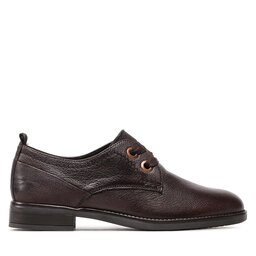 

Оксфорди Sarah Karen WI23-DALIA2-01 Dark Brown, Коричневий