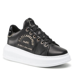 KARL LAGERFELD Sneakers KARL LAGERFELD KL62539 Black Lthr W/Gold