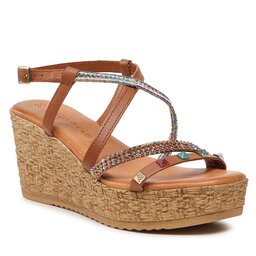 Tamaris Sandály Tamaris 1-28387-20 Cognac Comb 392