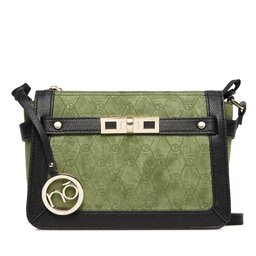 Nobo Handväska Nobo NBAG-R1720-C008 Zielony z Czarnym