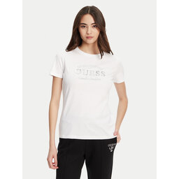 Guess Guess Футболка V5YI12 J1314 Білий Regular Fit