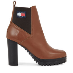 

Ботильйони Tommy Jeans Tjw New Ess High Heel Boot EN0EN02439 Winter Cognac GVI, Коричневий