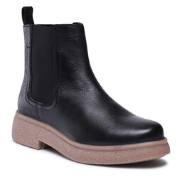 Lasocki Členková obuv s elastickým prvkom Lasocki WI23-BULGY-01 Black
