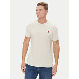 Tommy Jeans Tommy Jeans Camiseta Badge DM0DM20322 Beis Regular Fit