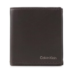 Calvin Klein Pequeña cartera de hombre Calvin Klein Duo Stitch Trfold 6cc W/Coin K50K510324 GE7