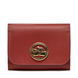 Longchamp Mały Portfel Damski Longchamp 30021HAU Brązowy