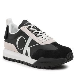 Calvin Klein Jeans Sportcipő Calvin Klein Jeans Toothy Runner Laceup Mix Pearl YW0YW01100 Black/Pearlized Creamy White BEH