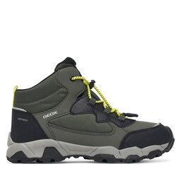 Geox Schnürschuhe Geox J Magnetar Boy B Abx J463ZC 050FU C0914 S Dunkelgrün