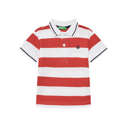 United Colors Of Benetton United Colors Of Benetton Poloshirt 39QAG300V Rot Regular Fit