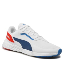 Puma Sneakersy Puma Bmw Mms Tiburion Logo 307502 02 Puma White/Pro Blue/Pop Red