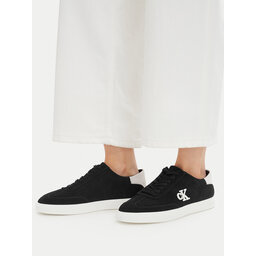 Calvin Klein Sneakers Calvin Klein Low Pro Cups Wt Suede Mg HW0HW03144 Schwarz