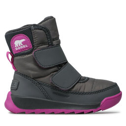 Sorel Μπότες Χιονιού Sorel Childrens Whitney II Strap Wp NC3919 Γκρι