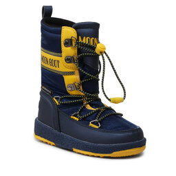 Moon Boot Sniego batai Moon Boot Jr Boy Biker 34052800003 Blue/Yellow