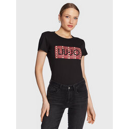 Liu Jo Liu Jo Футболка WA3467 JS923 Чорний Regular Fit