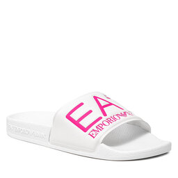 EA7 Emporio Armani Pantoletten EA7 Emporio Armani XCP001 XCC22 M499 White/Pink Fluo