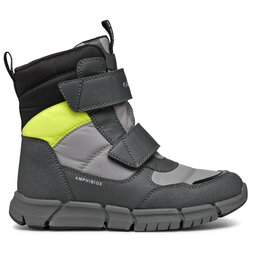 Geox Μπότες Χιονιού Geox J Flexyper Boy B Abx J169XC 0FU50 C9191 M Γκρι