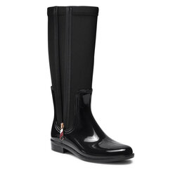 tommy hilfiger knee high boots red white and blue