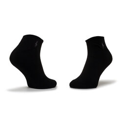 

Набір з 6 низьких шкарпеток unisex Polo Ralph Lauren 449723765001 R. Os Black 001, Чорний